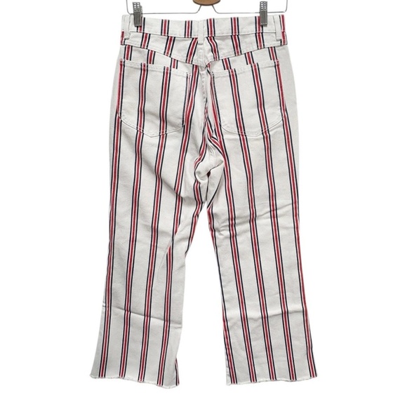 Reformation MacGraw Grenada Stripe Crop Jeans Size 29 - Picture 3 of 10